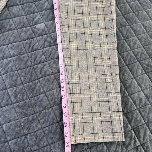 Babaton Pants Women Size 2 Conan Plaid Ankle Slim High Rise Dress pant B21 - Picture 7 of 7